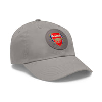 Thumbnail for Arsenal Dad Hat with Leather Patch (Round)