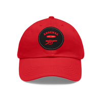 Thumbnail for Arsenal Gunners Dad Hat with Leather Patch (Round)