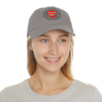 Thumbnail for Arsenal Dad Hat with Leather Patch (Round)