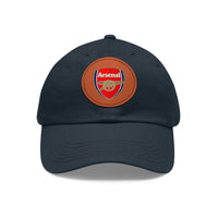 Thumbnail for Arsenal Dad Hat with Leather Patch (Round)