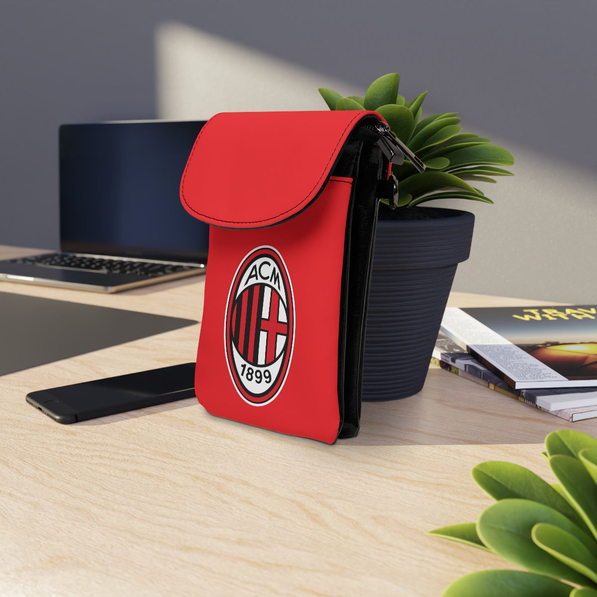 AC Milan Small Cell Phone Wallet