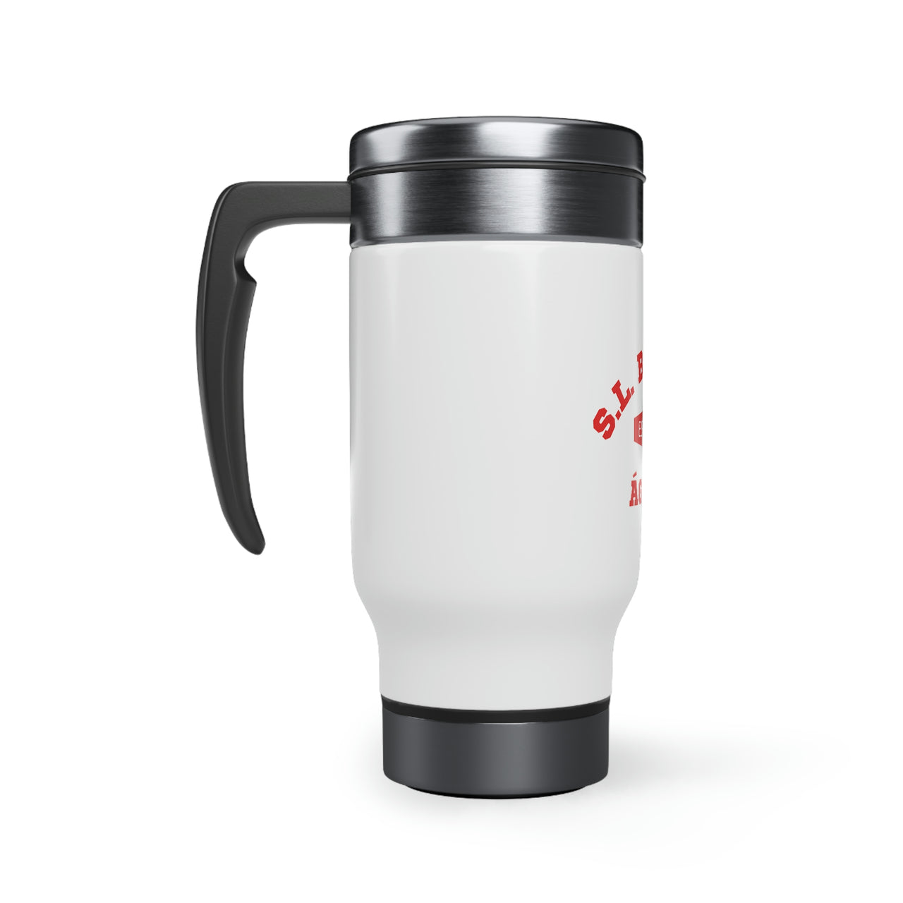 Benfica Stainless Steel Travel Mug with Handle, 14oz