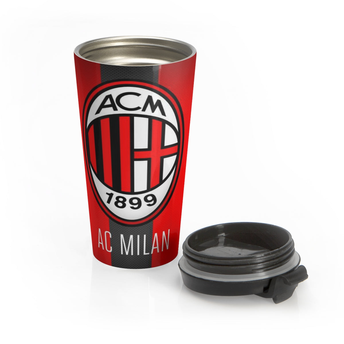 AC Milan Stainless Steel Travel Mug