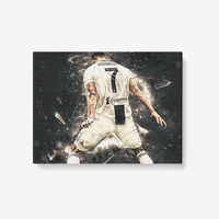Thumbnail for Cristiano Ronaldo Juventus (SIUUUU) 1 Piece Canvas Wall Art for Living Room - Framed Ready to Hang 24