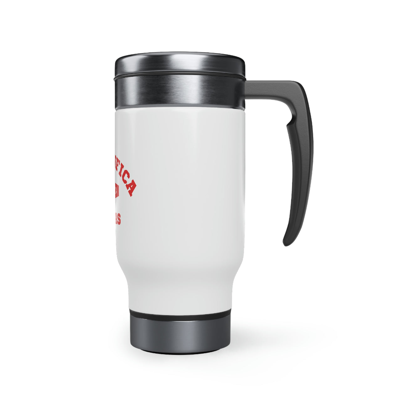 Benfica Stainless Steel Travel Mug with Handle, 14oz