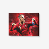 Thumbnail for Cristiano Ronaldo International 1 Piece Canvas Wall Art for Living Room - Framed Ready to Hang 24