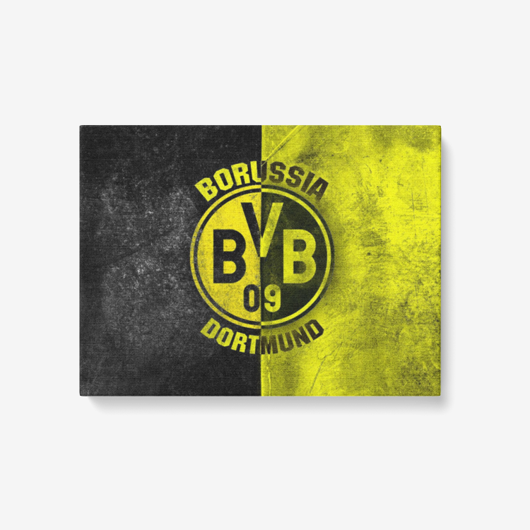 Borussia Dortmund 1 Piece Canvas Wall Art for Living Room - Framed Ready to Hang 24"x18"