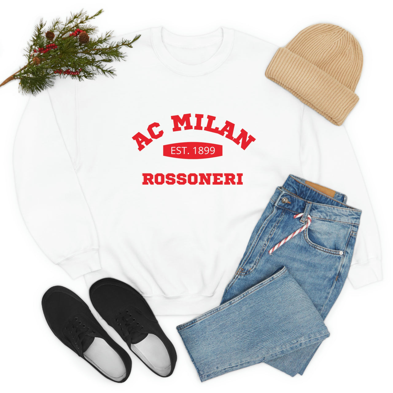 AC Milan Unisex  Crewneck Sweatshirt