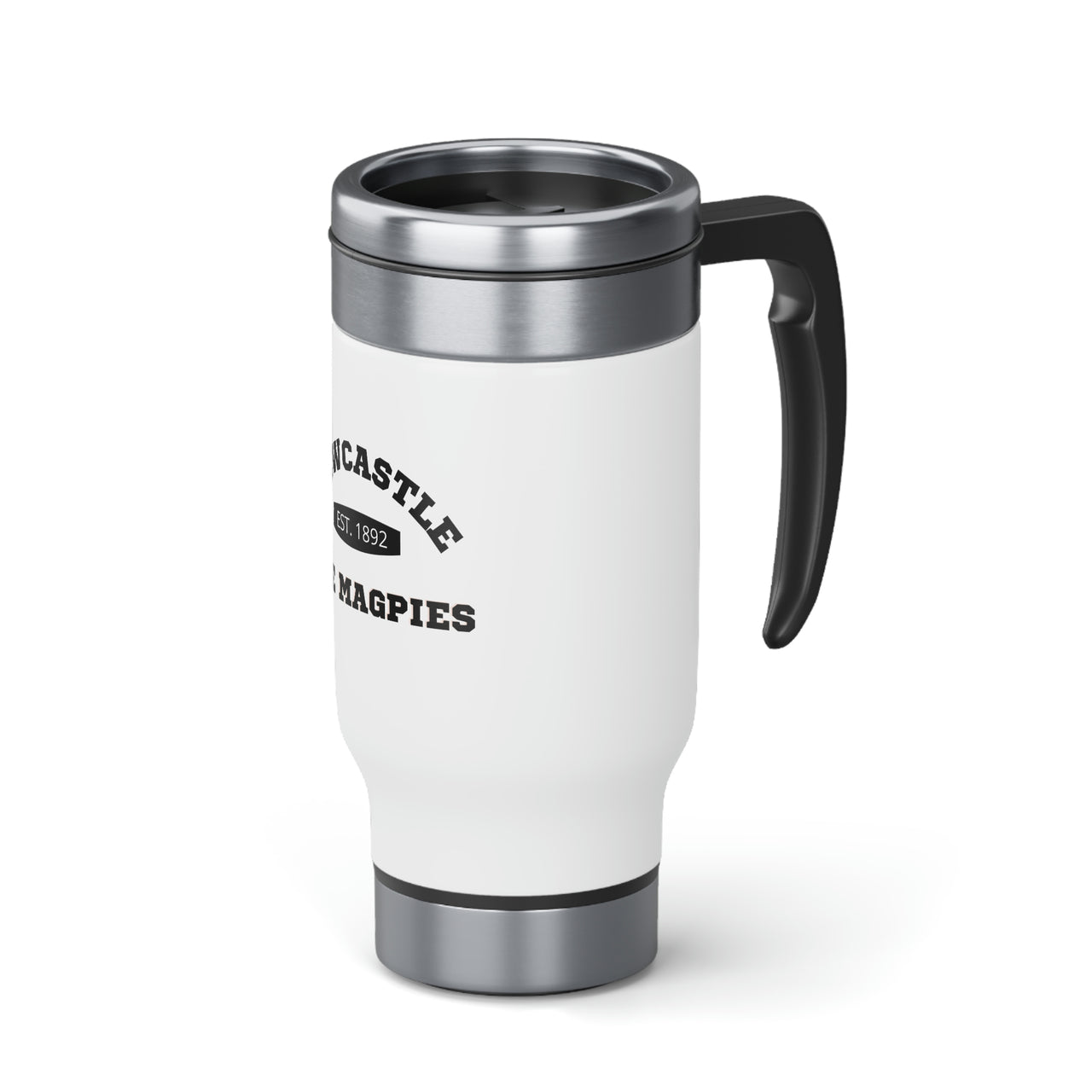 Newcastle Stainless Steel Travel Mug with Handle, 14oz