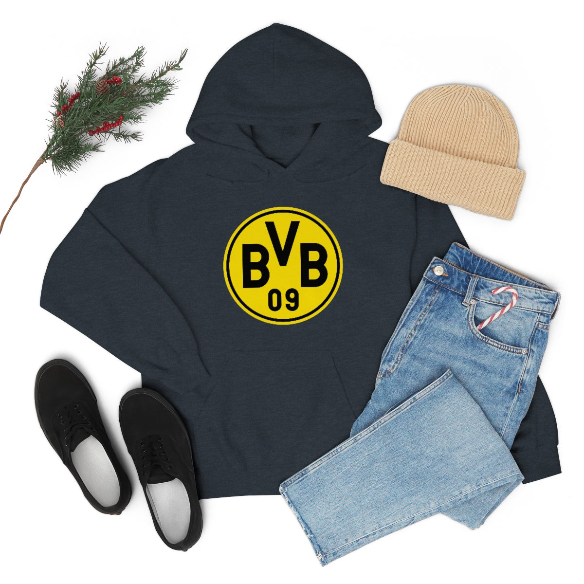 Borussia Dortmund Unisex Hooded Sweatshirt