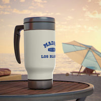Thumbnail for Real Madrid Stainless Steel Travel Mug with Handle, 14oz