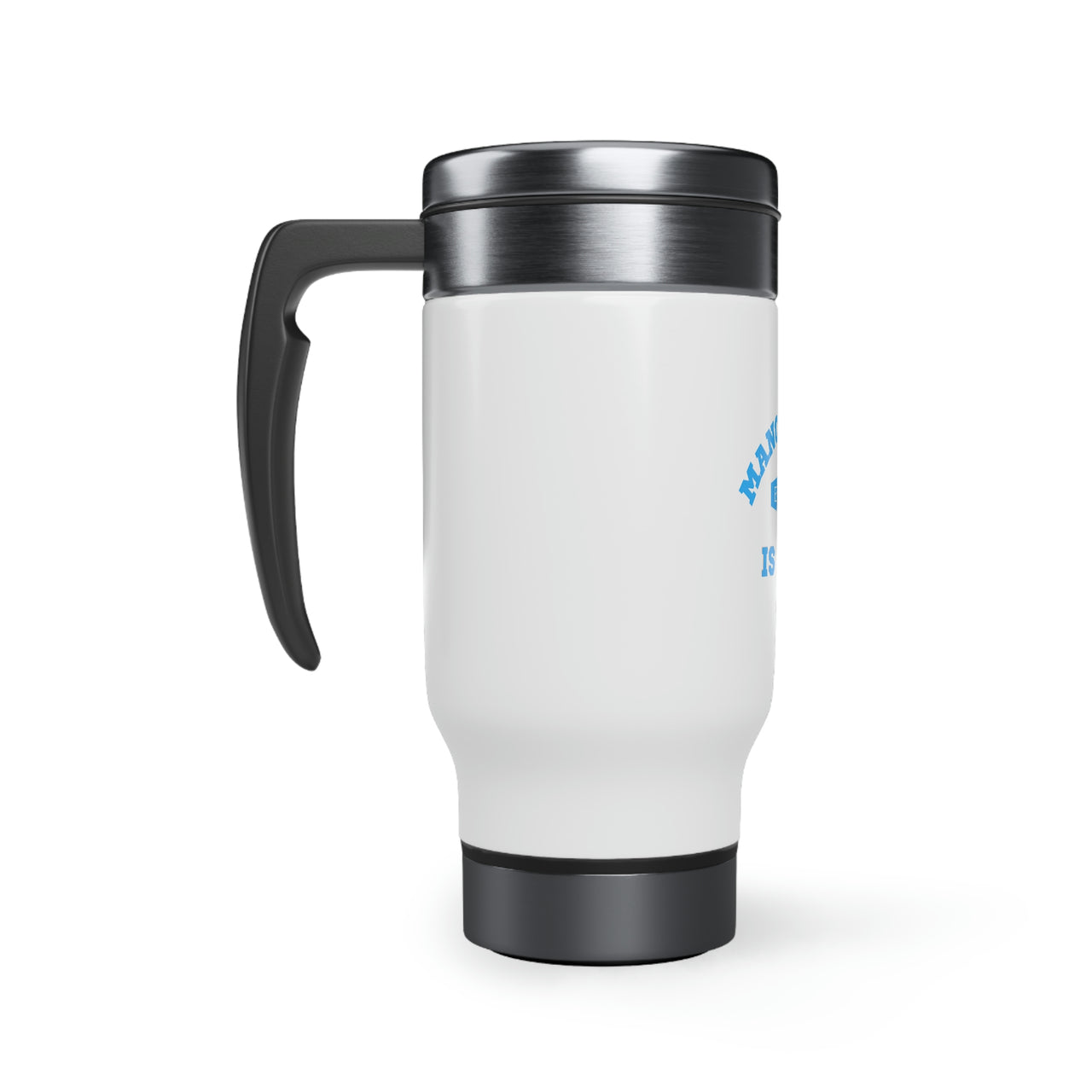 Manchester City Stainless Steel Travel Mug with Handle, 14oz