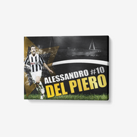 Thumbnail for Alessandro Del Piero 1 Piece Canvas Wall Art for Living Room - Framed Ready to Hang 24
