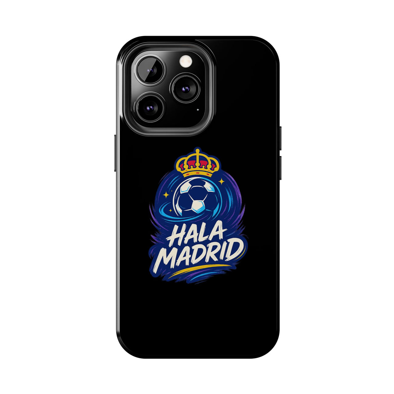 Real Madrid 'Hala Madrid'  Tough Phone Case - Black