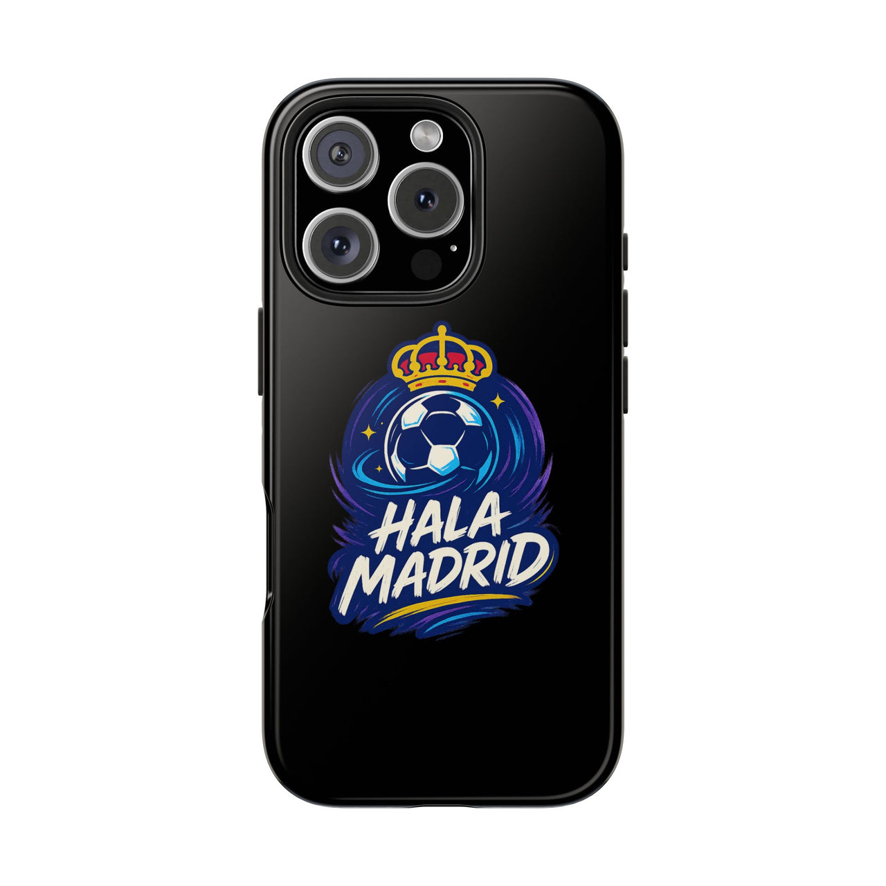 Real Madrid 'Hala Madrid'  Tough Phone Case - Black