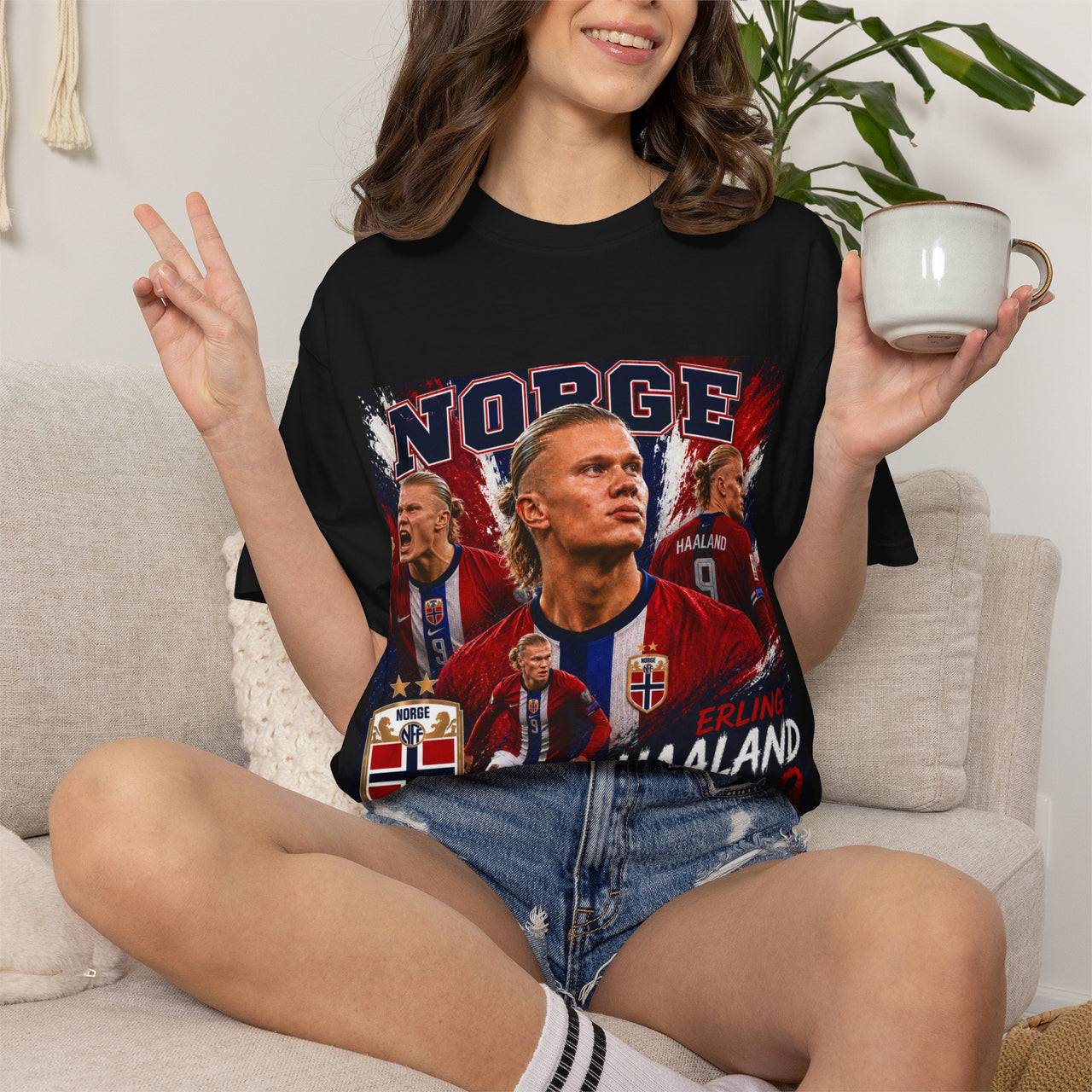 Erling Haaland Norway Graphic Tee