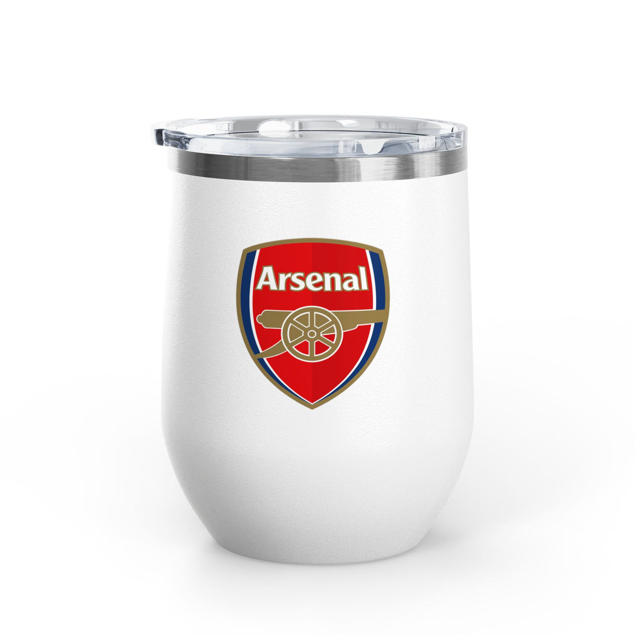 Arsenal Wine Tumbler - 12oz Insulated Drinkware for Fans