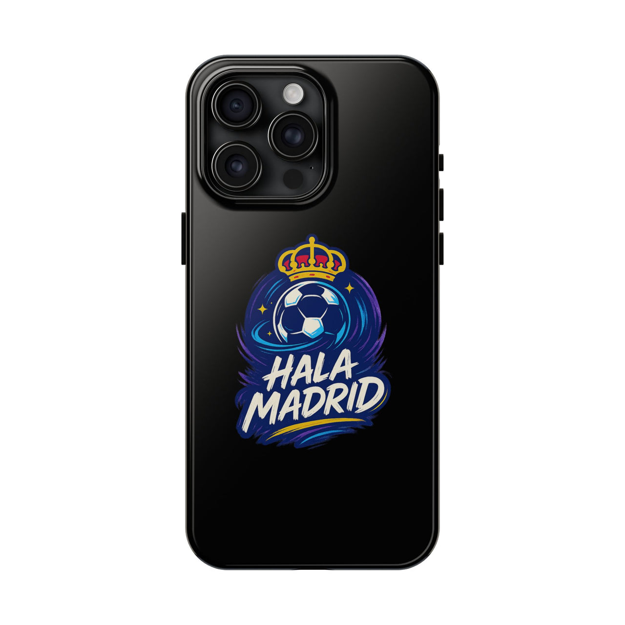 Real Madrid 'Hala Madrid'  Tough Phone Case - Black
