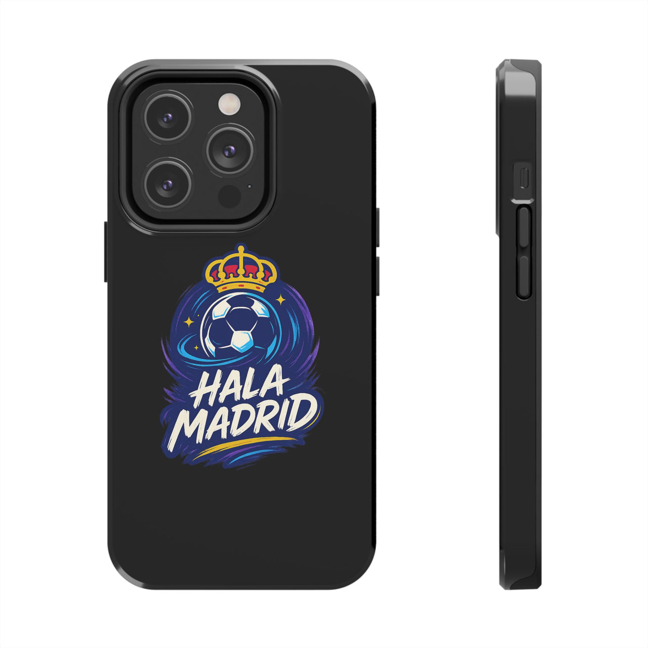 Real Madrid 'Hala Madrid'  Tough Phone Case - Black