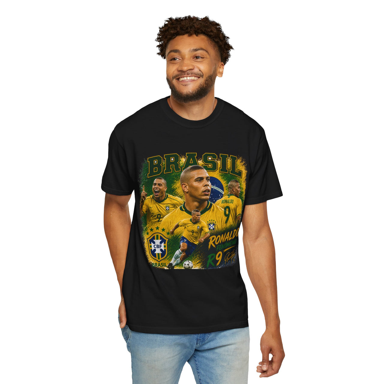 Ronaldo Phenomenon (R9) Brazil Graphic Tee