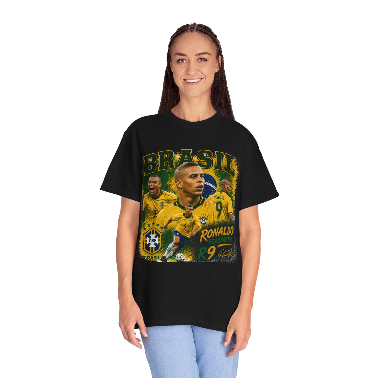 Ronaldo Phenomenon (R9) Brazil Graphic Tee