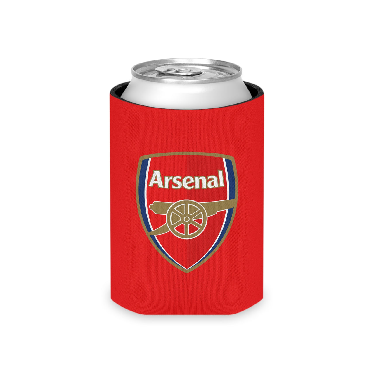 Arsenal Can Cooler — Football Team Logo Beverage Koozie