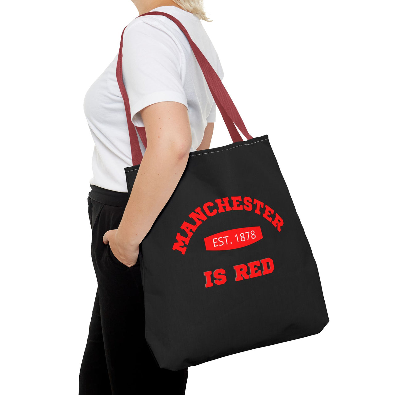 Manchester United Tote Bag - Manchester Is Red