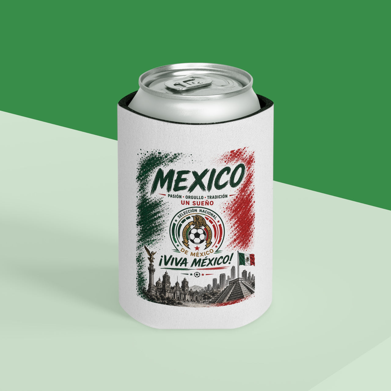 Mexico Graphic Can Cooler – ¡Viva México!