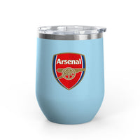 Thumbnail for Arsenal Wine Tumbler - 12oz Insulated Drinkware for Fans
