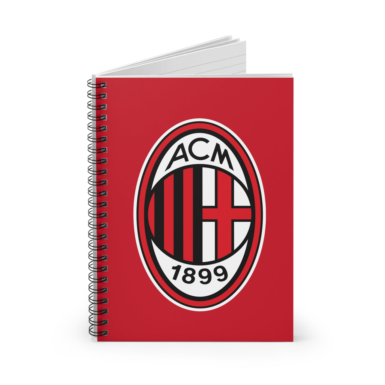 AC Milan Spiral Notebook - Ruled Line