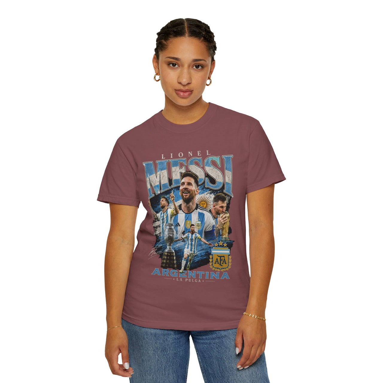 Lionel Messi Argentina Graphic Tee - Unisex