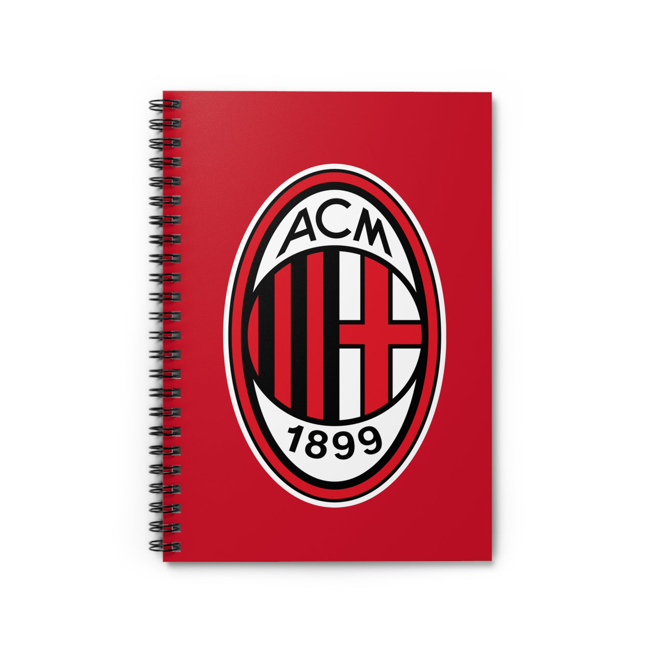 AC Milan Spiral Notebook - Ruled Line