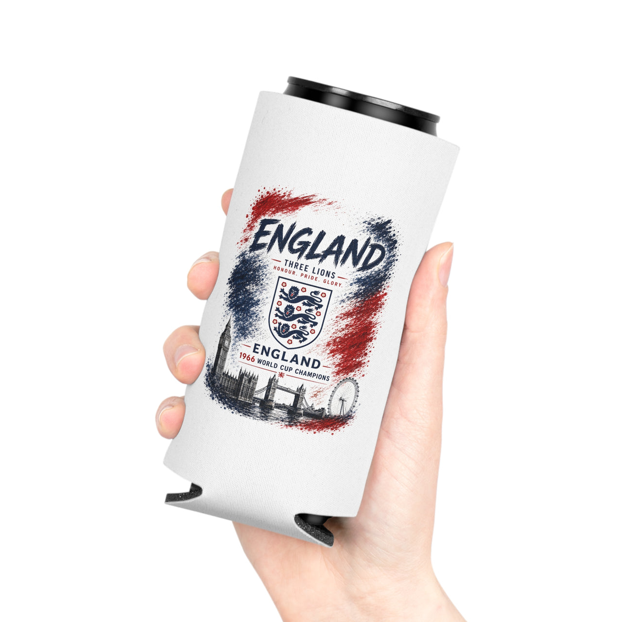 England Three Lions Can Cooler –  Drink Sleeve
