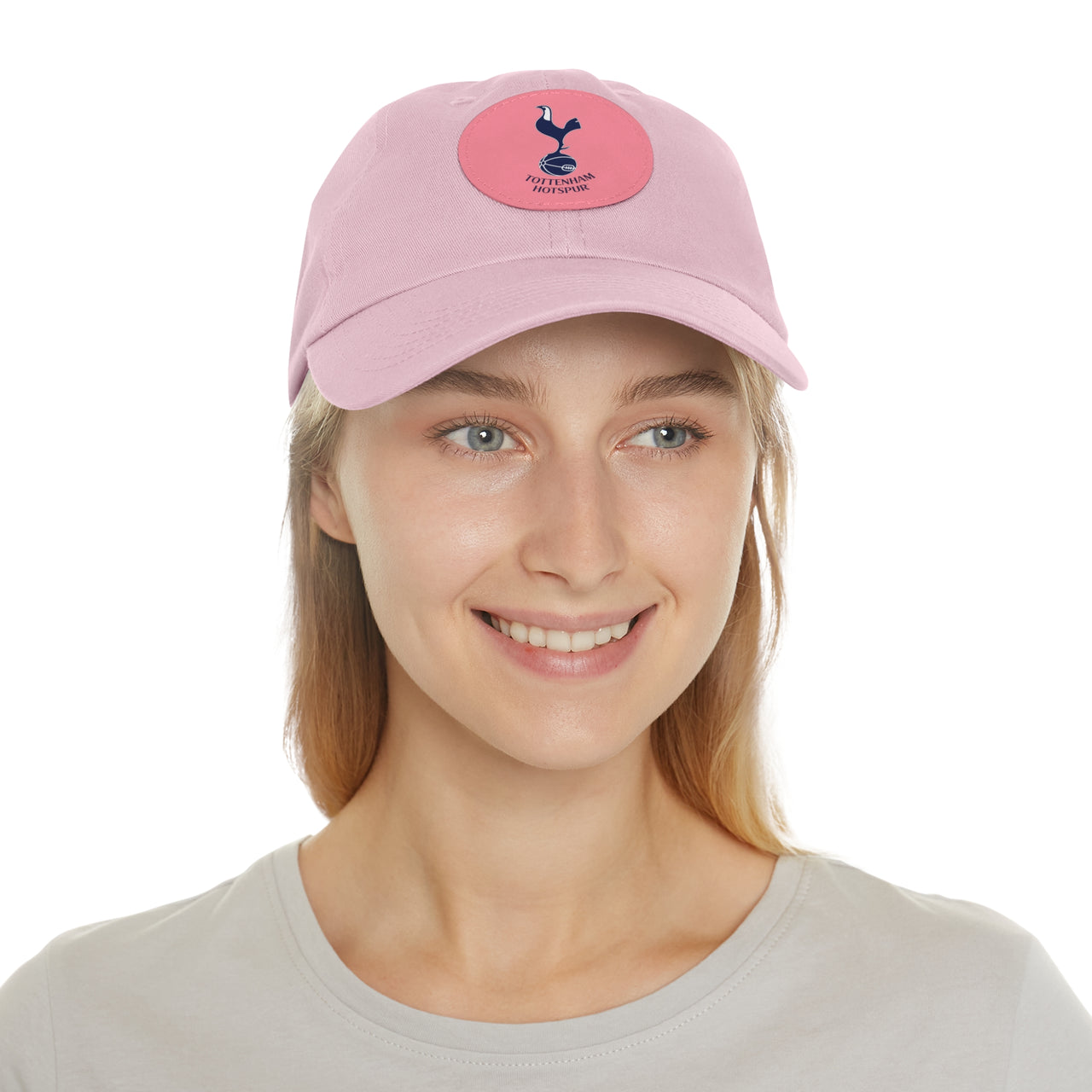 Tottenham Dad Hat with Leather Patch (Round)