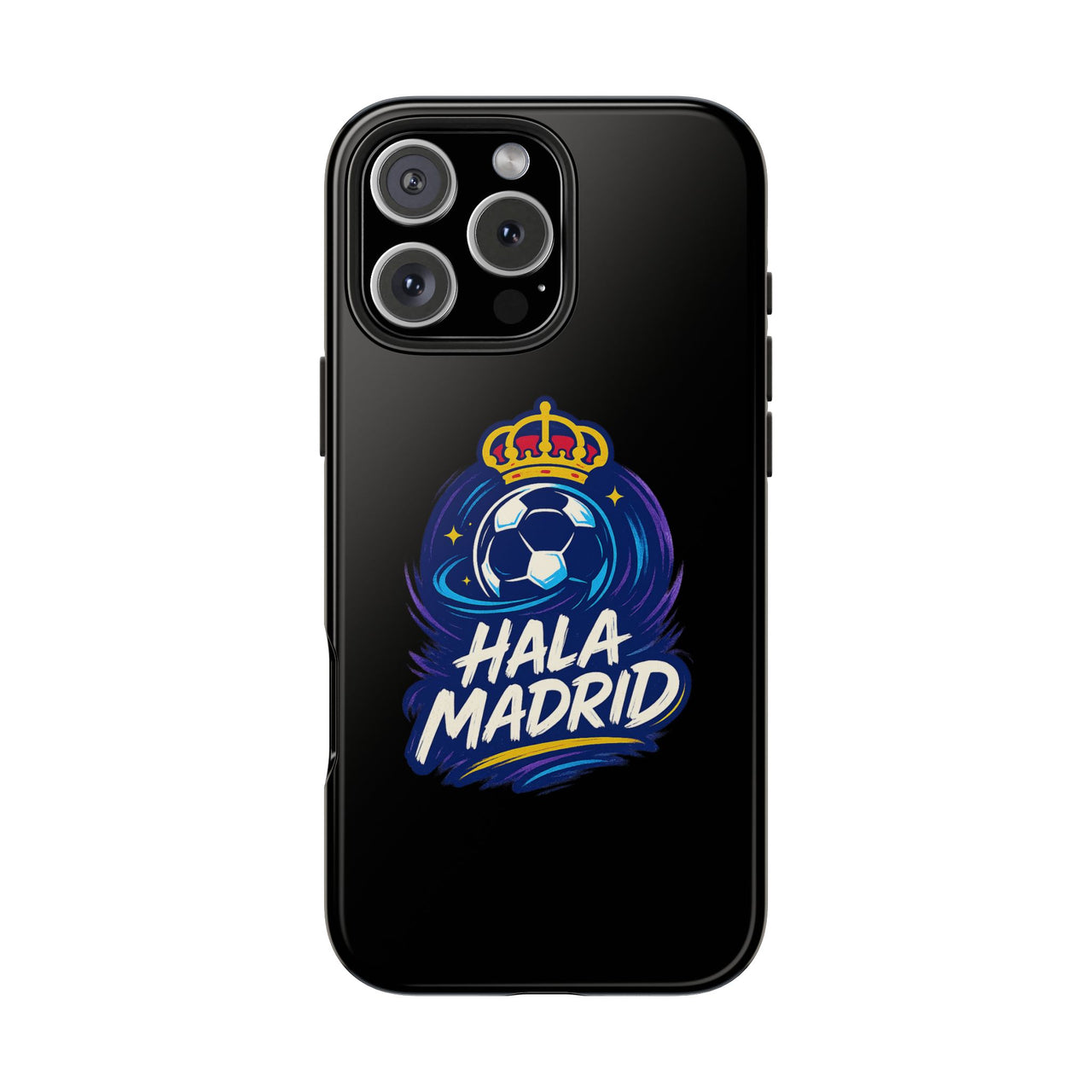 Real Madrid 'Hala Madrid'  Tough Phone Case - Black