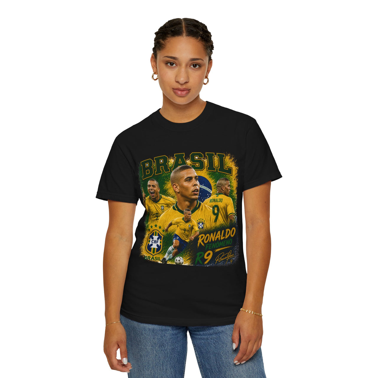 Ronaldo Phenomenon (R9) Brazil Graphic Tee