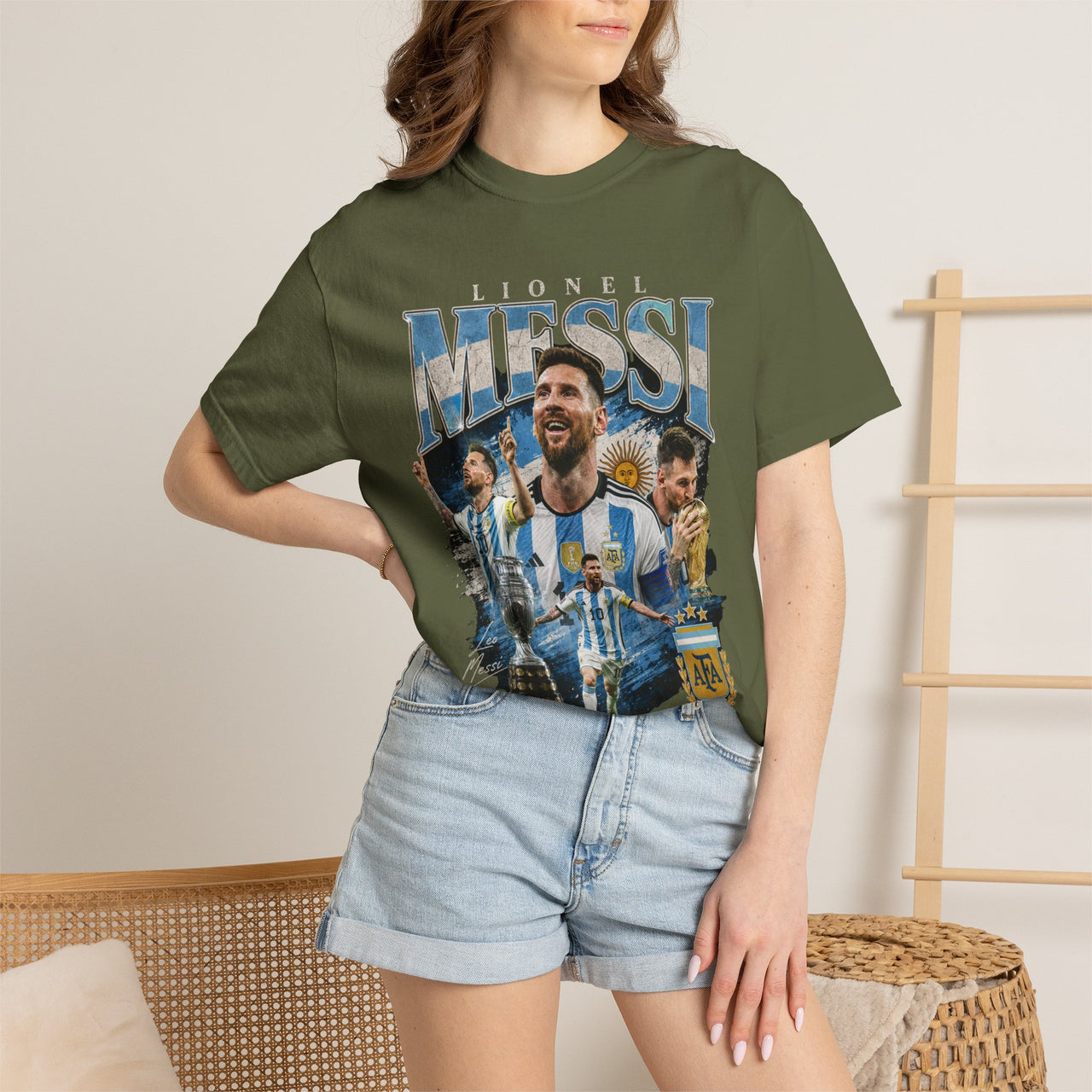 Lionel Messi Argentina Graphic Tee - Unisex