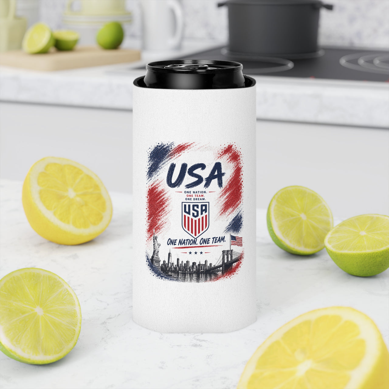 USA Nation Team Can Cooler - Drink Sleeve