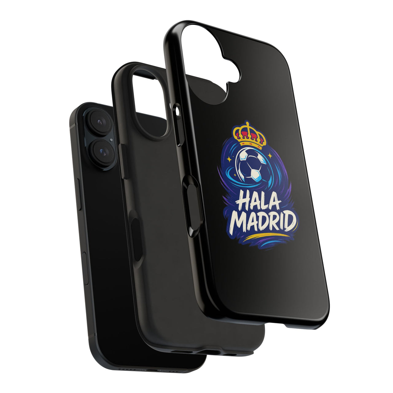 Real Madrid 'Hala Madrid'  Tough Phone Case - Black
