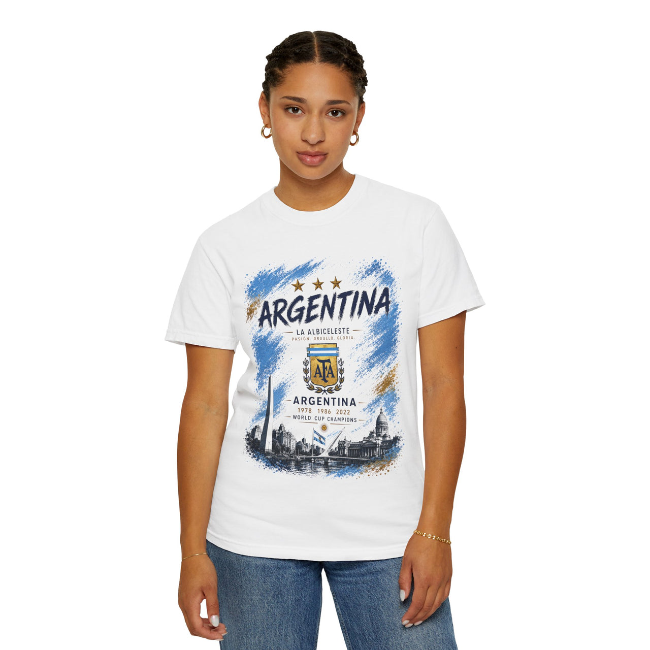 Argentina Graphic Tee— La Albiceleste