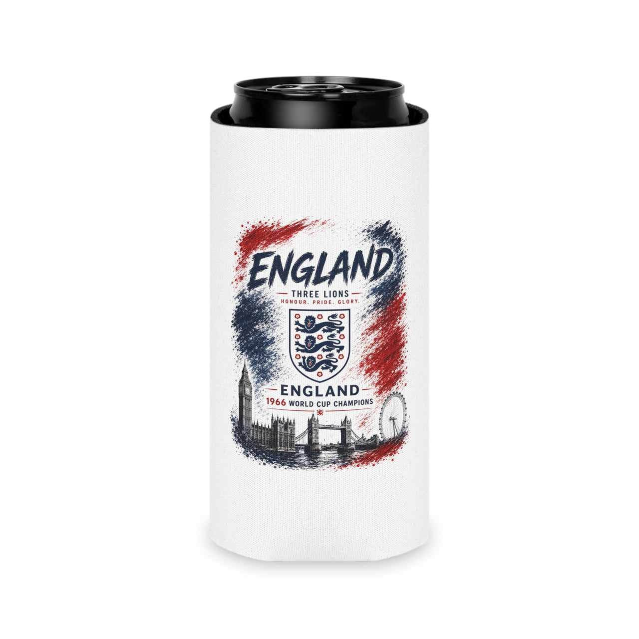 England Three Lions Can Cooler –  Drink Sleeve