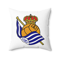 Thumbnail for Real Sociedad Spun Polyester Square Pillow