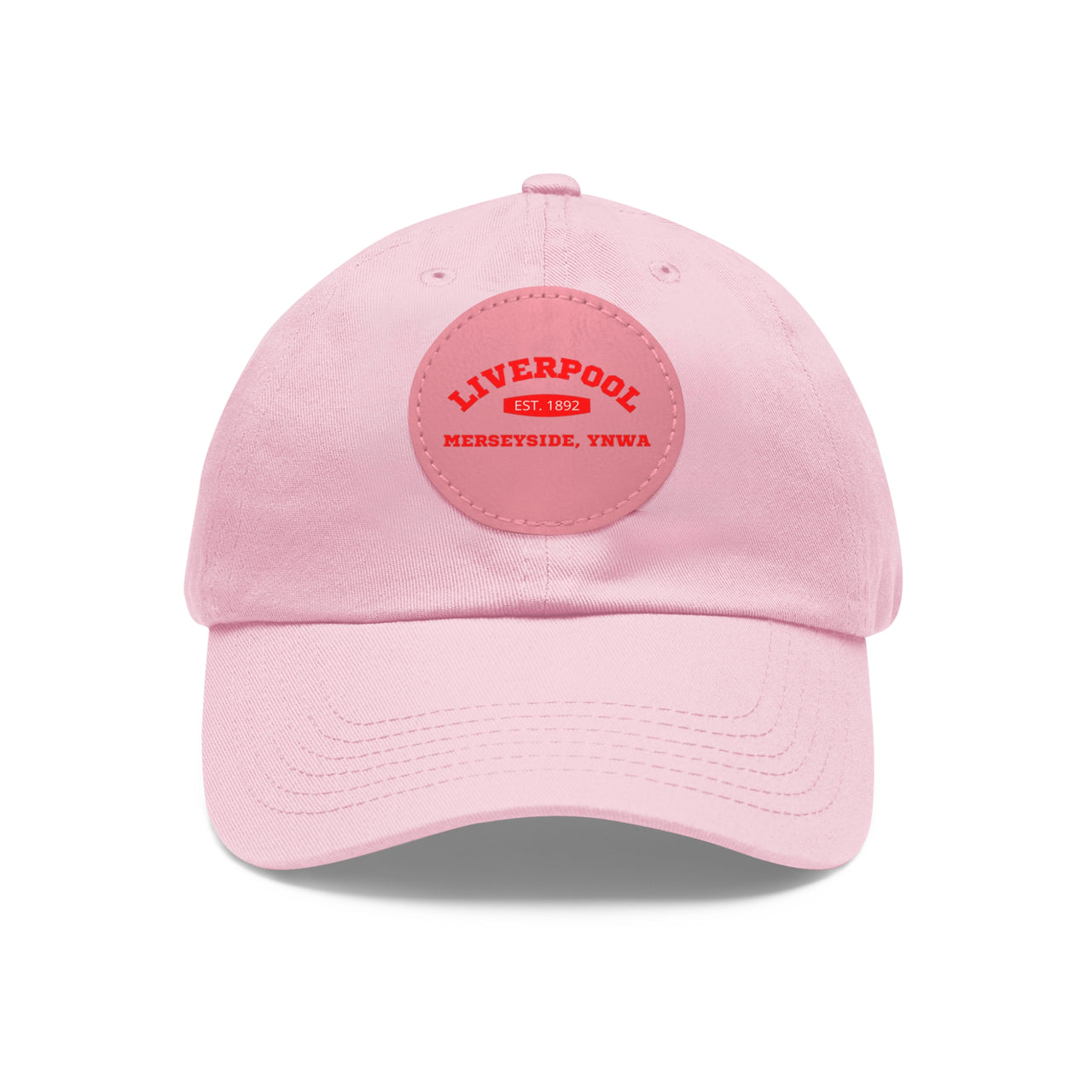 Liverpool YNWA Dad Hat with Leather Patch (Round)