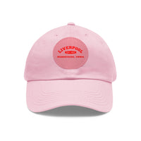 Thumbnail for Liverpool YNWA Dad Hat with Leather Patch (Round)