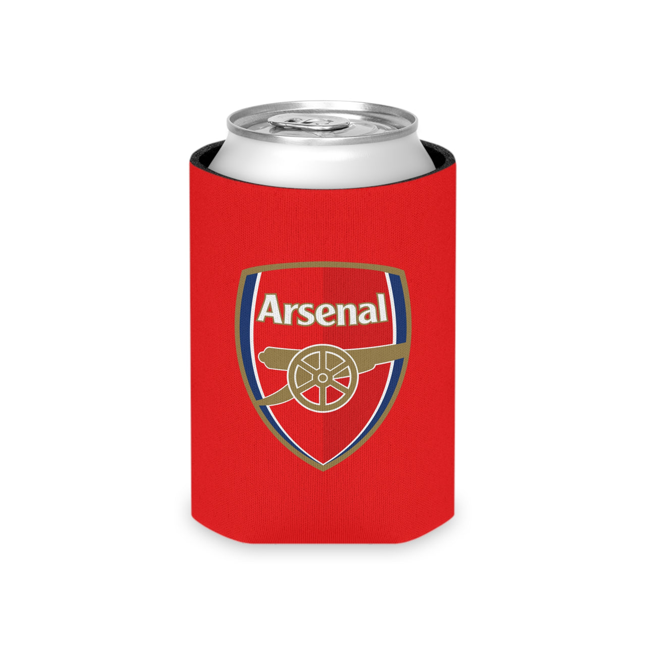 Arsenal Can Cooler — Football Team Logo Beverage Koozie