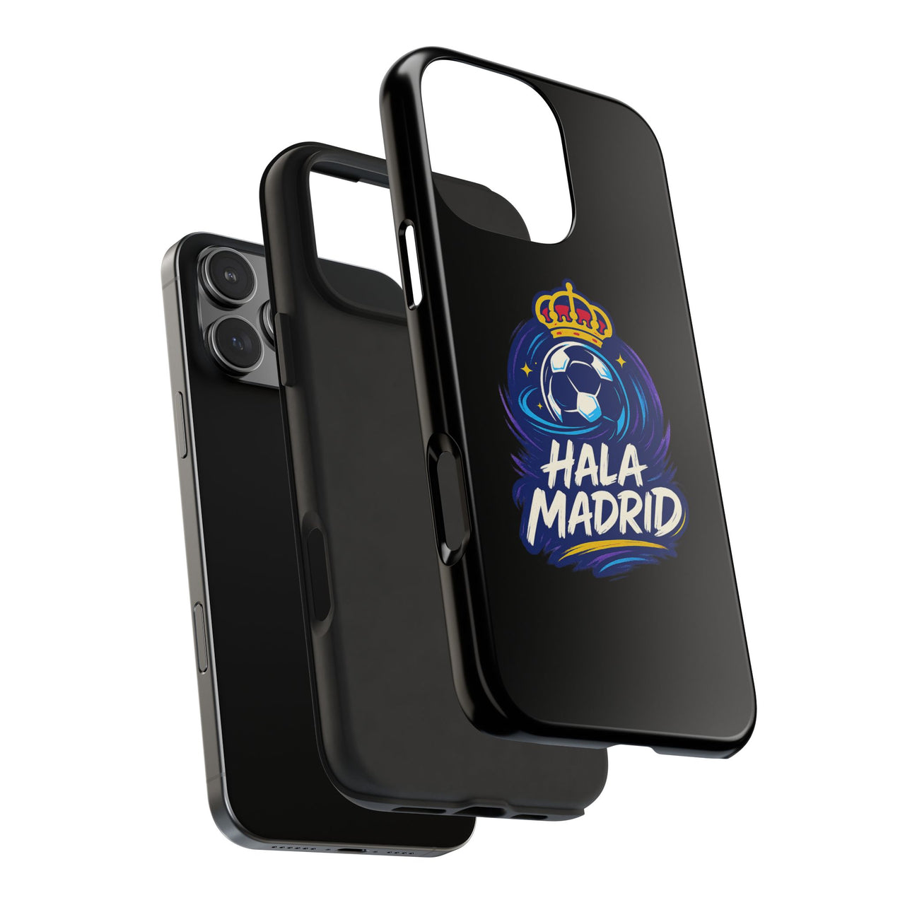 Real Madrid 'Hala Madrid'  Tough Phone Case - Black