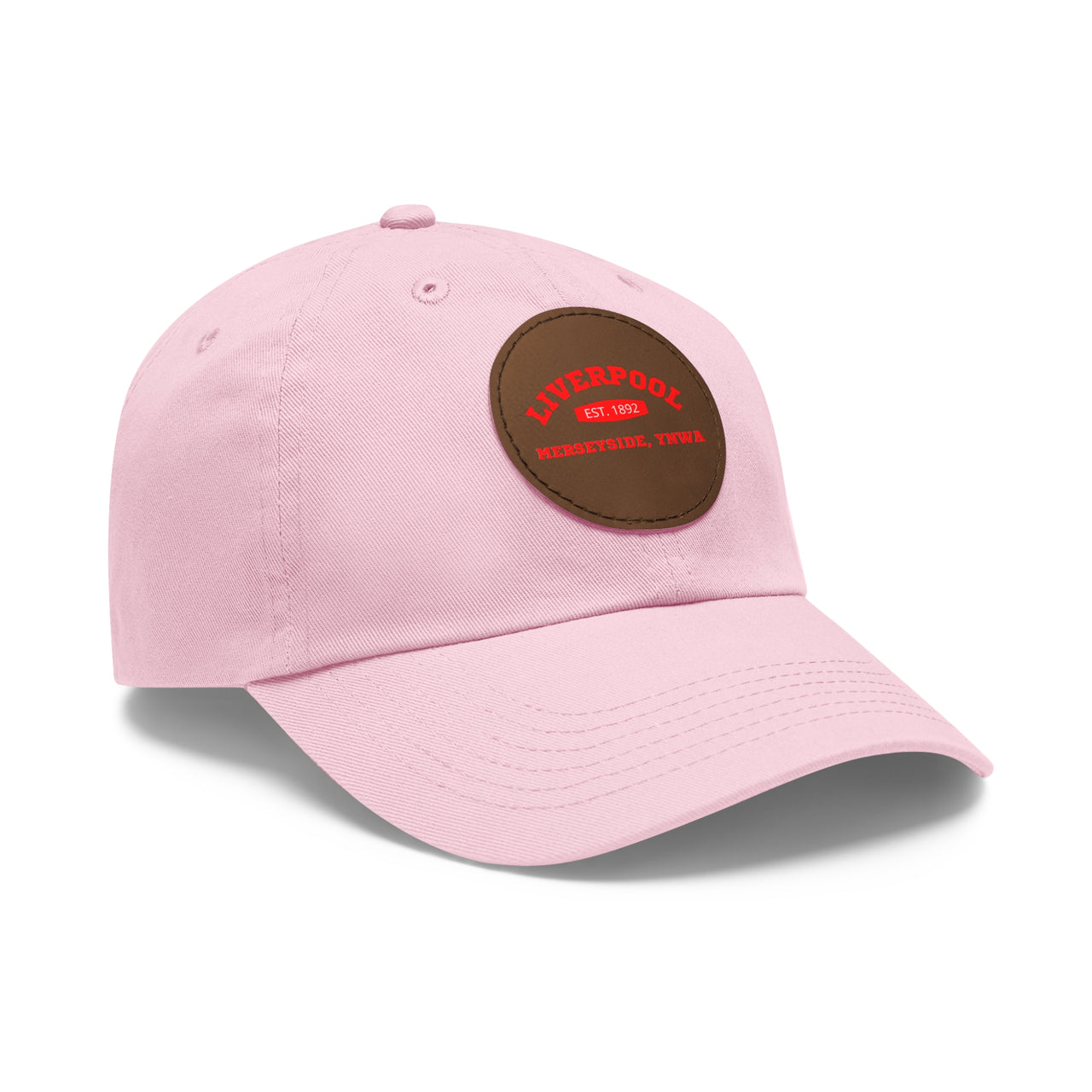 Liverpool YNWA Dad Hat with Leather Patch (Round)