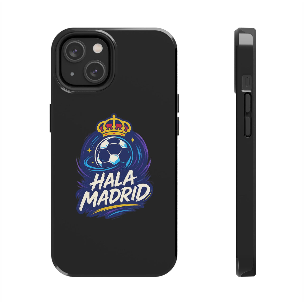 Real Madrid 'Hala Madrid'  Tough Phone Case - Black