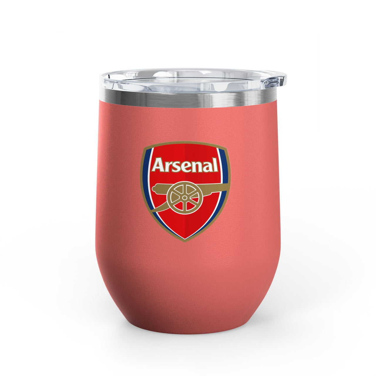 Arsenal Wine Tumbler - 12oz Insulated Drinkware for Fans
