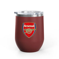 Thumbnail for Arsenal Wine Tumbler - 12oz Insulated Drinkware for Fans